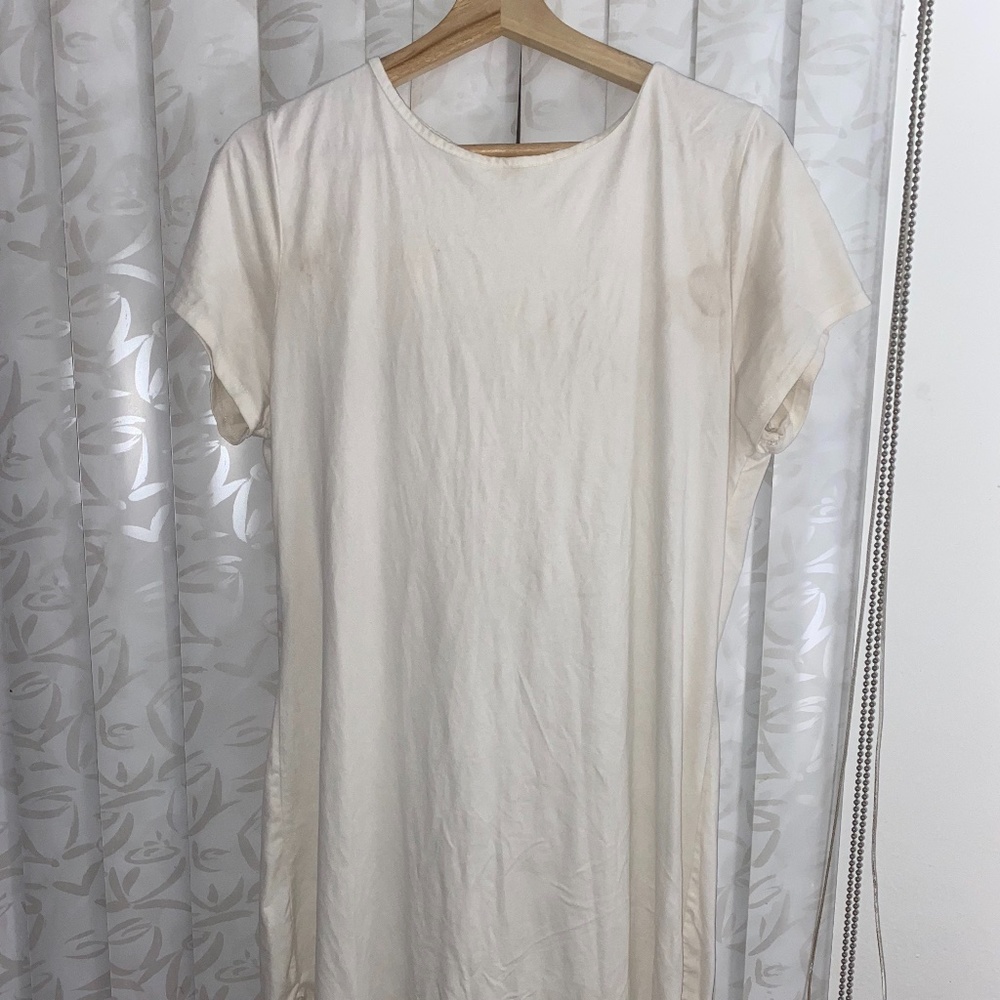 All white sundress